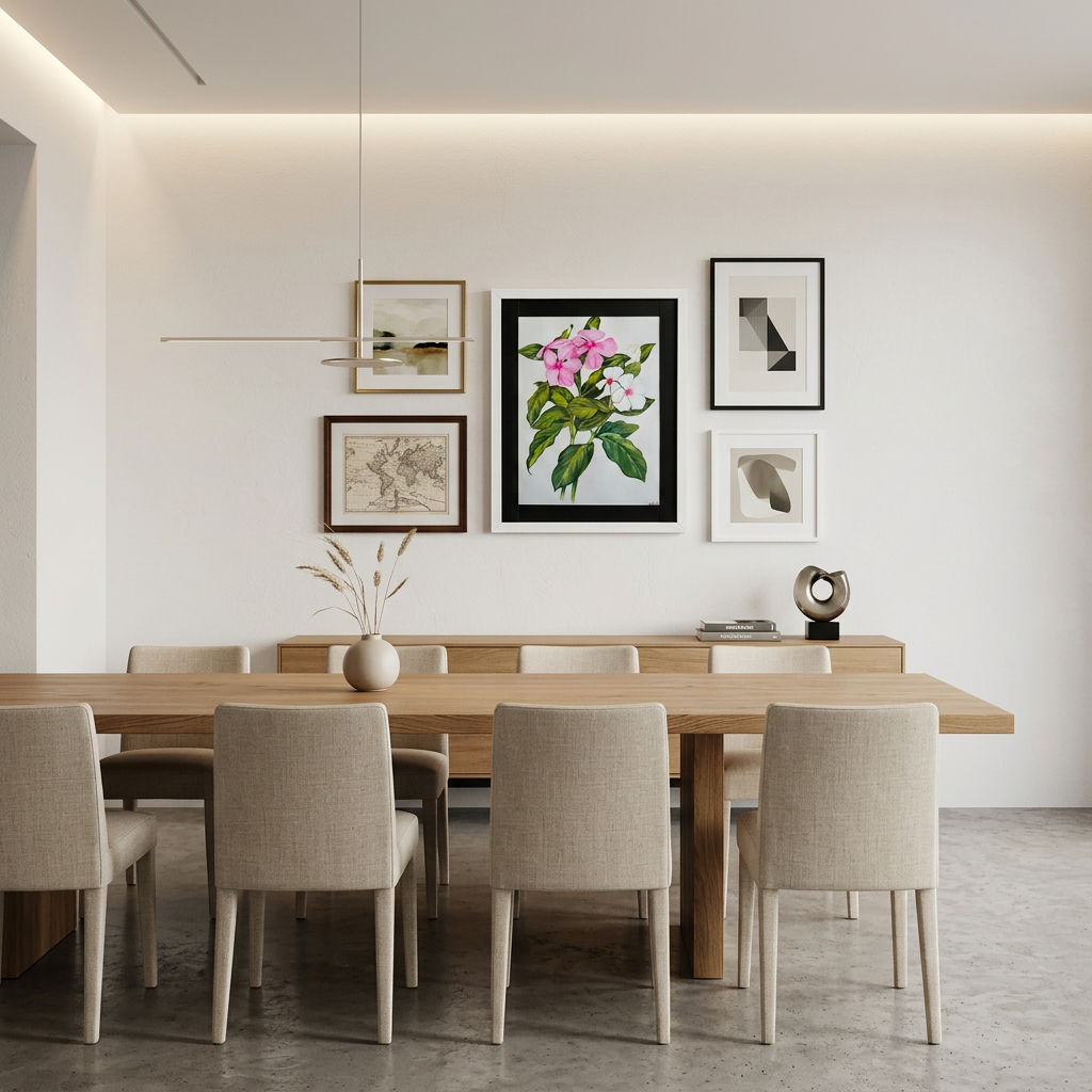 Blush & Ivory dining room