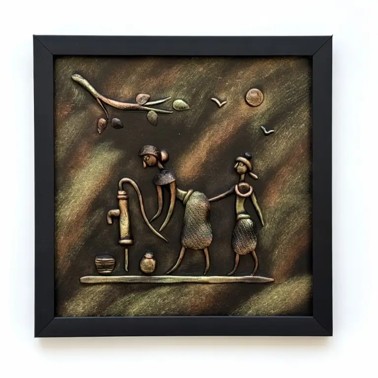 tribal-metal-art-centered-white-background